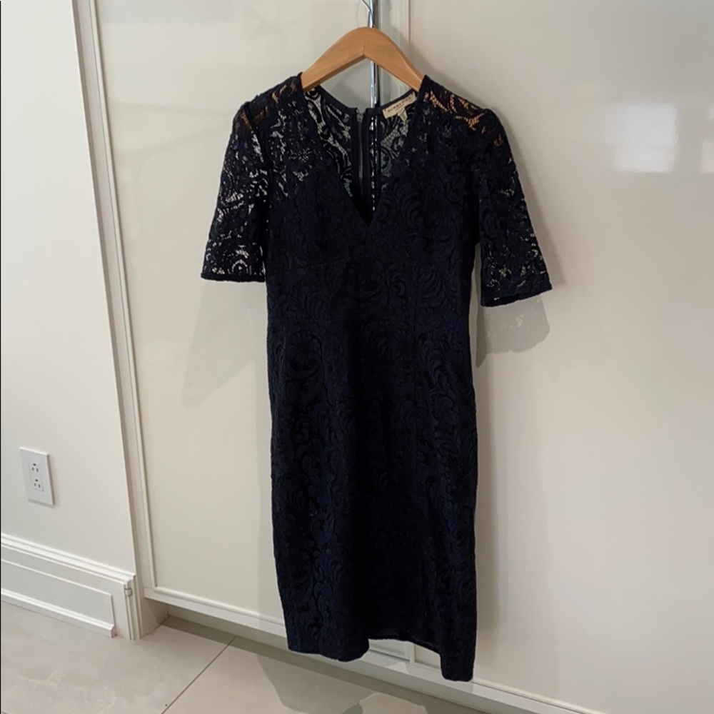 Black lace dress